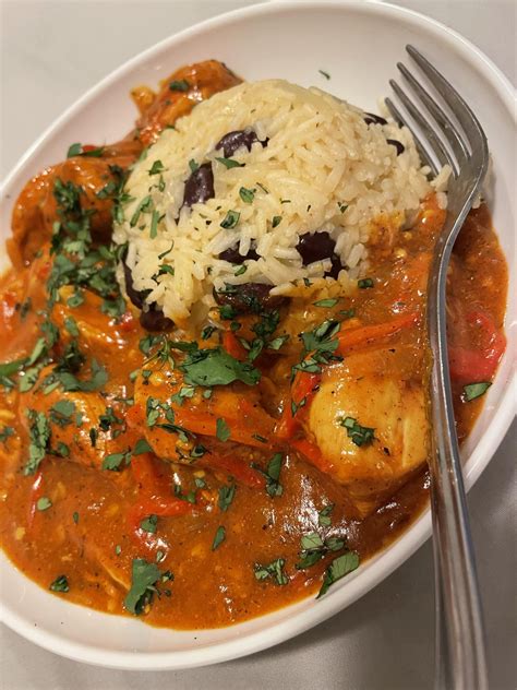 Tonight I really tried my best to make Belizean stew chicken, my mom ...