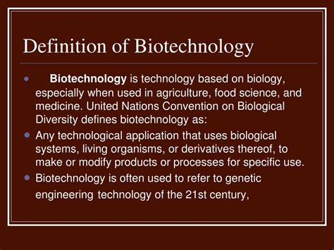 PPT - BIOTECHNOLOGY PowerPoint Presentation, free download - ID:217396