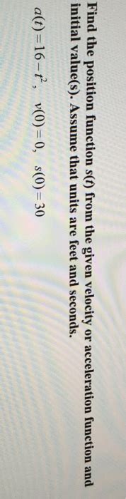 How to Find Position Function 的图像结果