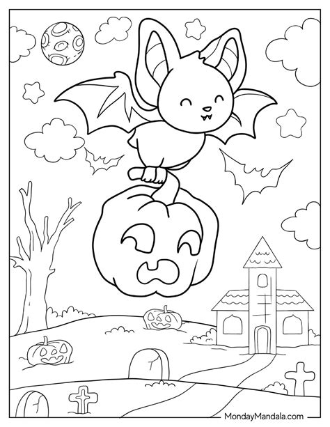 20 Bat Coloring Pages (Free PDF Printables)