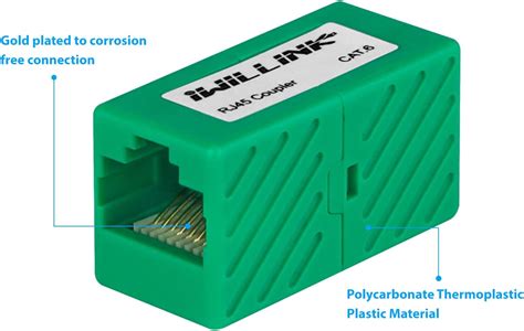 Buy iwillink RJ45 Coupler, Ethernet Coupler, RJ45 Connector for Cat5e ...