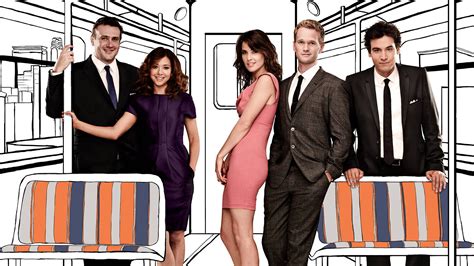 How I Met Your Mother Cast - Ted, Marshall, Lily, Robin & Barney HD ...