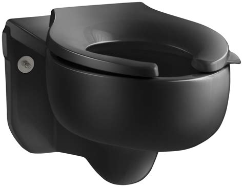 Kohler K-4450-C-7 Stratton Water-Guard Wall-Hung Toilet Bowl with Top ...