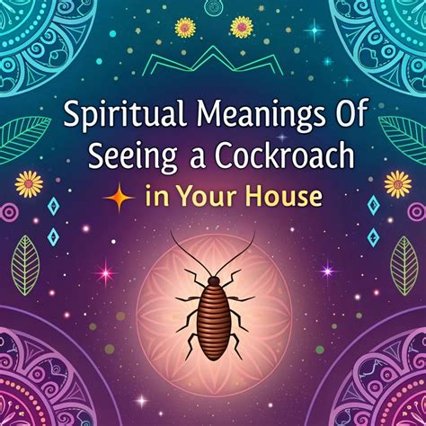 15 Spiritual Meanings of Seeing a Cockroach in Your House