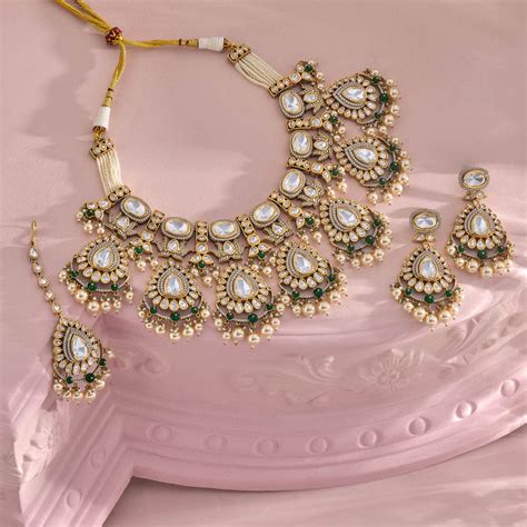 Kundan Necklace 165876