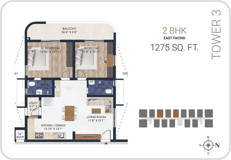 2 & 3 BHK Apartments at Gandimaisamma X Roads | Spacious Homes from ₹60 ...