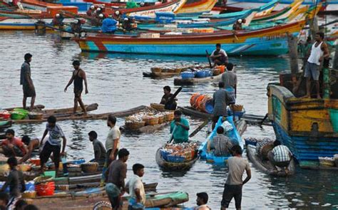 Fishermen rally in protest against setting up of commercial ports in ...