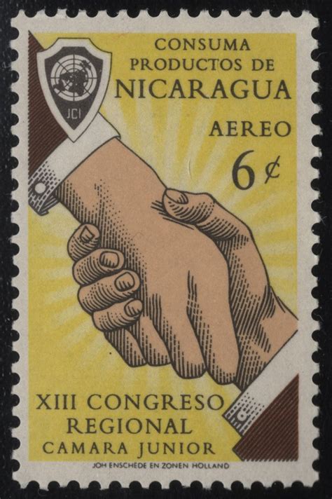 SCG1110 - Nicaragua 6c Junior Chamber XIII Regional Congress Stamp ...