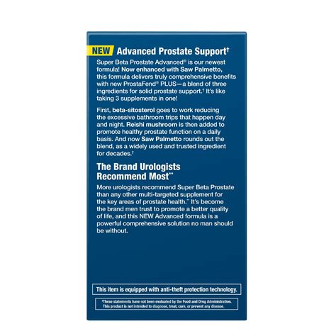 Adaptive Health - Super Beta Prostate Advanced - 120 Caplets (60 ...