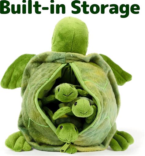 Prextex Plush Turtle with with 3 Little Plush Baby India | Ubuy