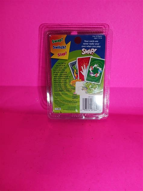 SWAP! Switch! Slap! Card Game - 2002 Patch Big Deal - New, Sealed In ...