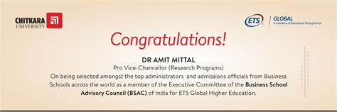 Dr. Mittal joins BSAC India's Executive Committee for ETS Global Higher ...