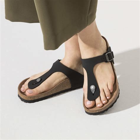 Buy Black Gizeh Vegan Birko-Flor Nubuck Online in India - BIRKENSTOCK