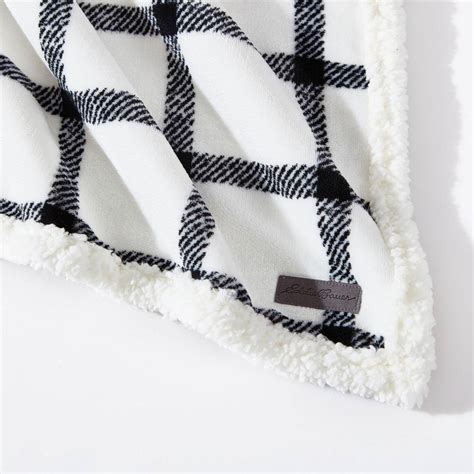 Buy Bunkhouse Plaid 1-Piece Beige Ultra Sherpa Microfiber 50 in. x 60 ...