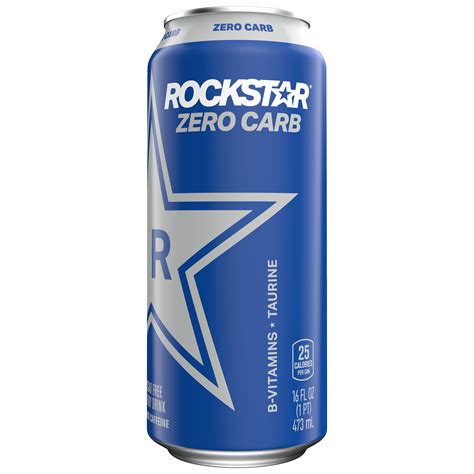 Rockstar, Zero Carb, Sugar Free Energy Drink - SmartLabel™
