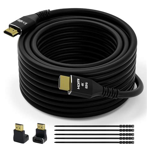 4K HDMI Cable 40 Feet, Ultra HD HDMI 2.0 Cable, Gold-Plated Connectors ...