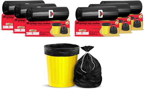 Shalimar Premium Garbage Bags (Lavender Fragrance) Size 19 X 21 Inches ...