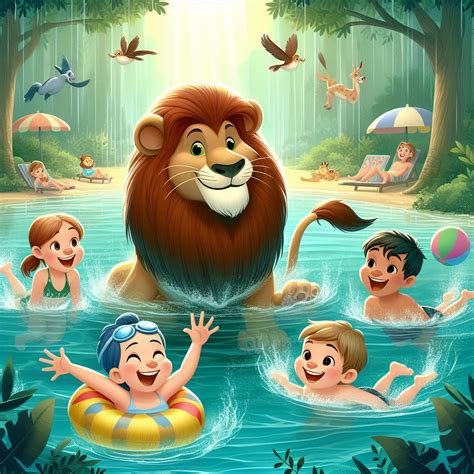 Lion Swim 7 by NathanHaworth on DeviantArt