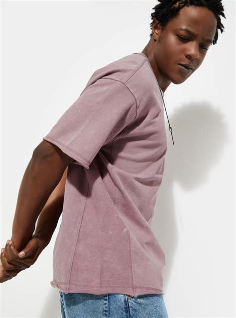 Buy URB_N Men Oversized Solid T-shirt Online at just Rs. 799.0 ...