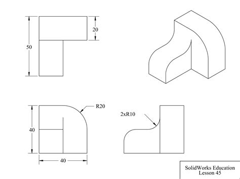 SolidWorks Basic Drawing 的图像结果