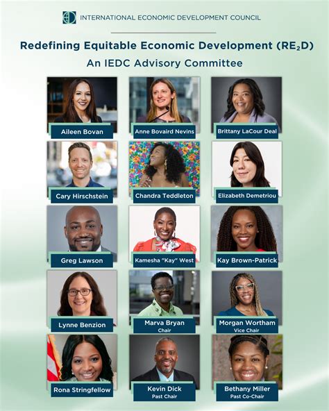 New IEDC Advisory Committee: Redefining Equitable Economic Development ...