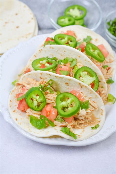 Slow Cooker Chicken Con Queso Tacos at Jeff Span blog