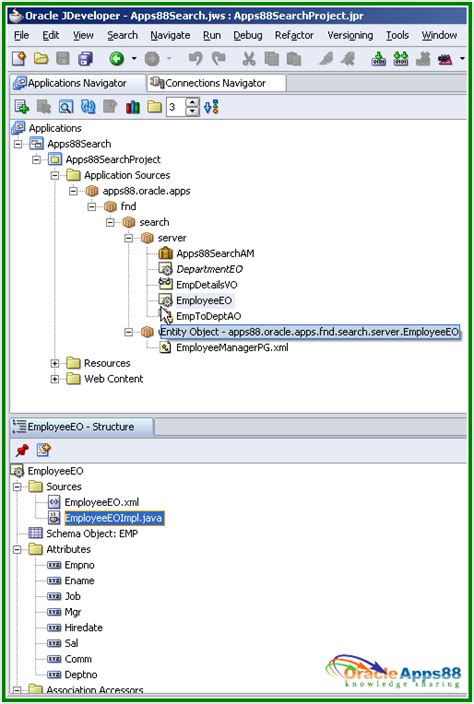 Oracle Application Framework Tutorial 的图像结果