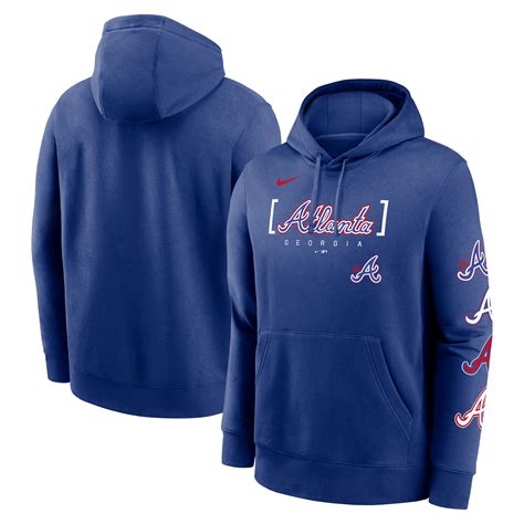 Atlanta Braves Nike City Connect Club Fleece Hoodie - Mens | Rebel Sport