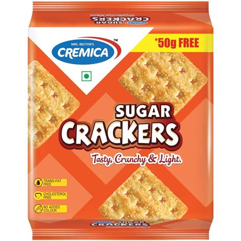 Mrs. Bector's Cremica Sugar Crackers, 250g (Pack of 4) : Amazon.in ...