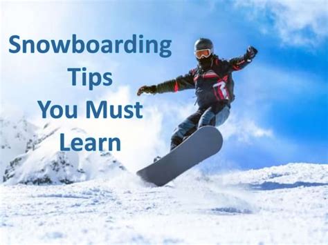Snowboarding Tips 的图像结果