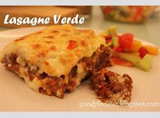 GoodyFoodies: I cooked: Lasagne Verde