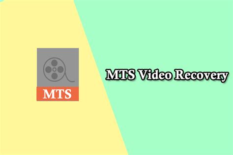 Image result for Repair MTS Files