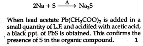 Discuss die chemistry of Lassaighe's test - CBSE Class 11 Chemistry ...
