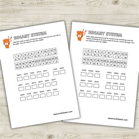 Image result for Binary Problem Sheets