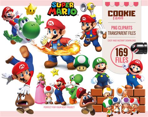 Clipart Super Mario Printables - prntbl.concejomunicipaldechinu.gov.co