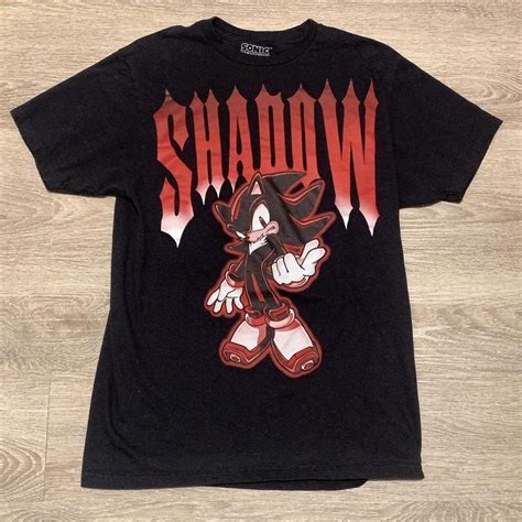 shadow the hedgehog sonic t-shirt 🚫paypal🚫 size large - Depop