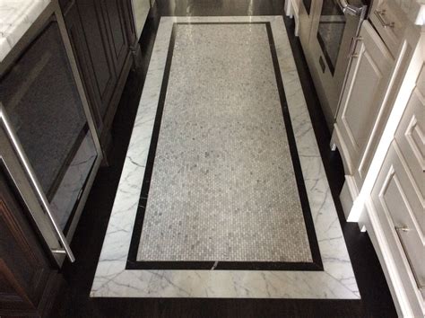 wood floor inlay with tile - Hollie Irwin