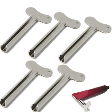 Eshylala 5 Pieces Metal Tube Squeezer Wringer Roller Tube Toothpaste ...