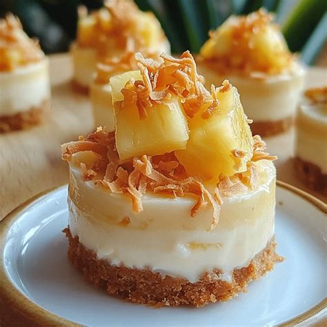 Mini Pineapple Condensed Coconut Milk Cheesecakes – Beth's Quick Bites