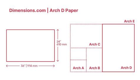 Arch D Paper | Paper dimensions, Paper, Paper size