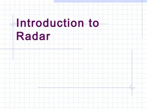 Image result for My Radar Tutorial