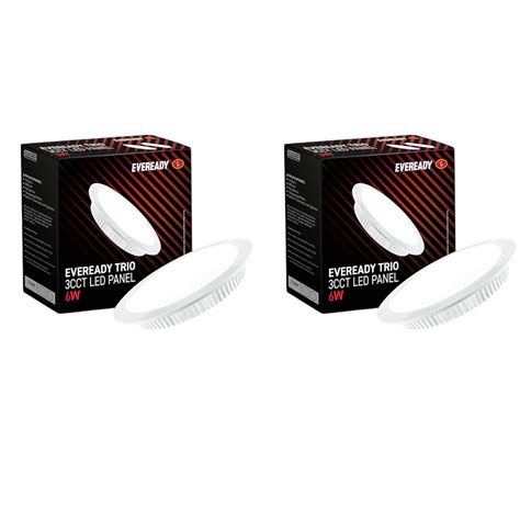 Eveready 6W Round LED Trio Panel | Adjustable Color Temperature (3CCT ...