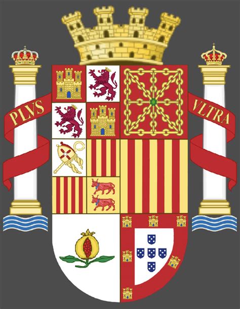Arms of the United Kingdom of Iberia (OC) : r/heraldry