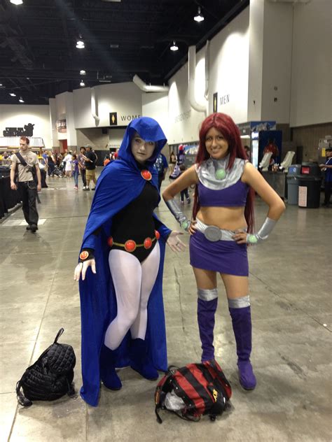 Starfire and Raven Denver Comicon 2014 | Teen titans cosplay, Couples ...
