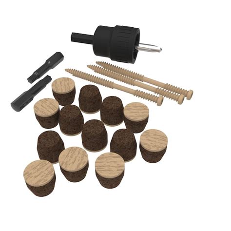 MoistureShield Starborn Pro Plugs Screws and plugs Mochaccino Hidden ...