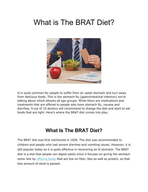 What Is The BRAT Diet? | PDF
