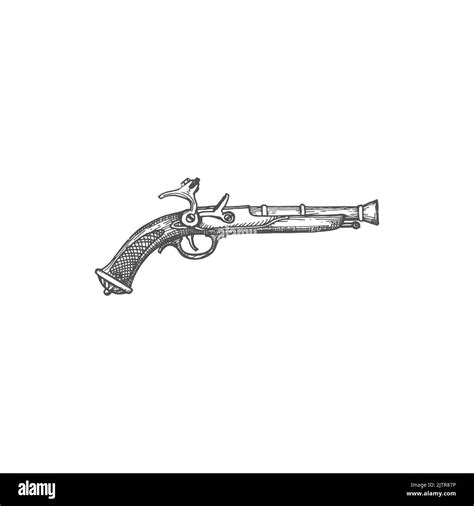 Flintlock Pistol Sketch