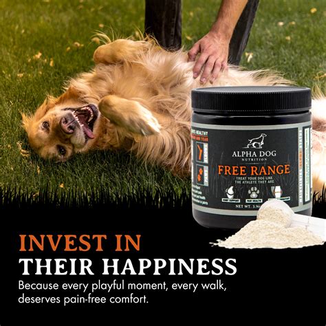 Free Range Hip & Joint Supplement for Dogs - Alpha Dog Nutrition
