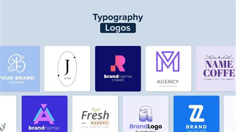 Creative Logo Design Typography 的图像结果