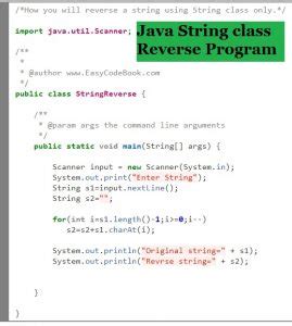 Image result for How to Explain Reverse Program in Java